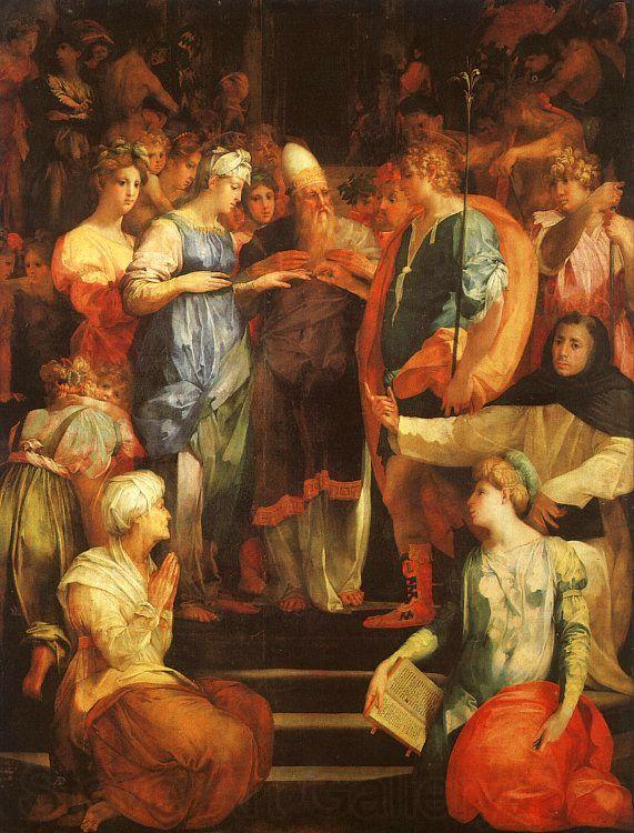 Rosso Fiorentino Marriage of The Virgin Norge oil painting art